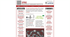 Desktop Screenshot of jpri.org